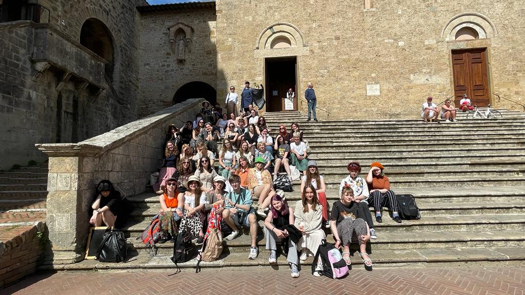 Uczestnicy wycieczki do Toskanii