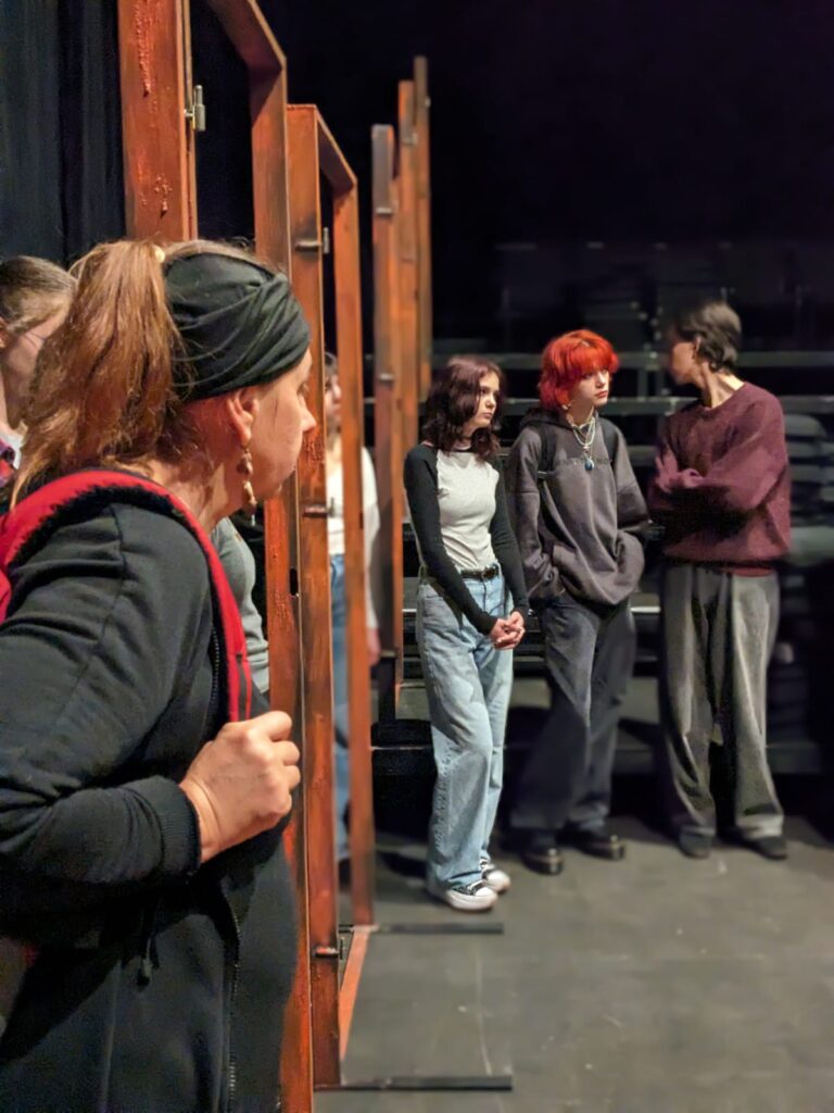 klasa 2c na warsztatach w Teatrze Witkacego w Zakopanem