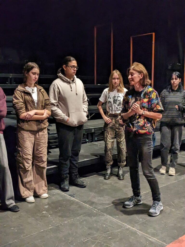klasa 2c na warsztatach w Teatrze Witkacego w Zakopanem